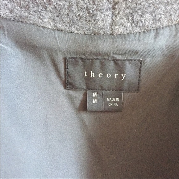 Theory Laura Amazing Wool Cashmere Leather Jacket - Picture 7 of 10